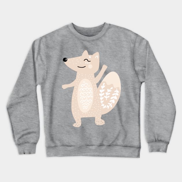 Lucky Foxy Crewneck Sweatshirt by VintageHeroes